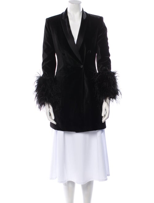 Alice + Olivia Velvet Down Coat