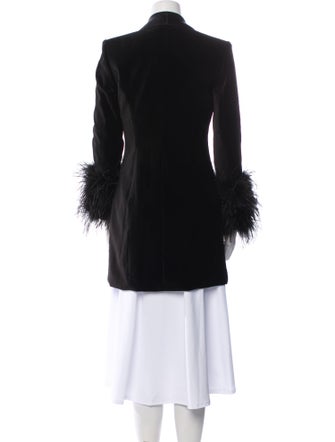 Alice + Olivia Velvet Down Coat