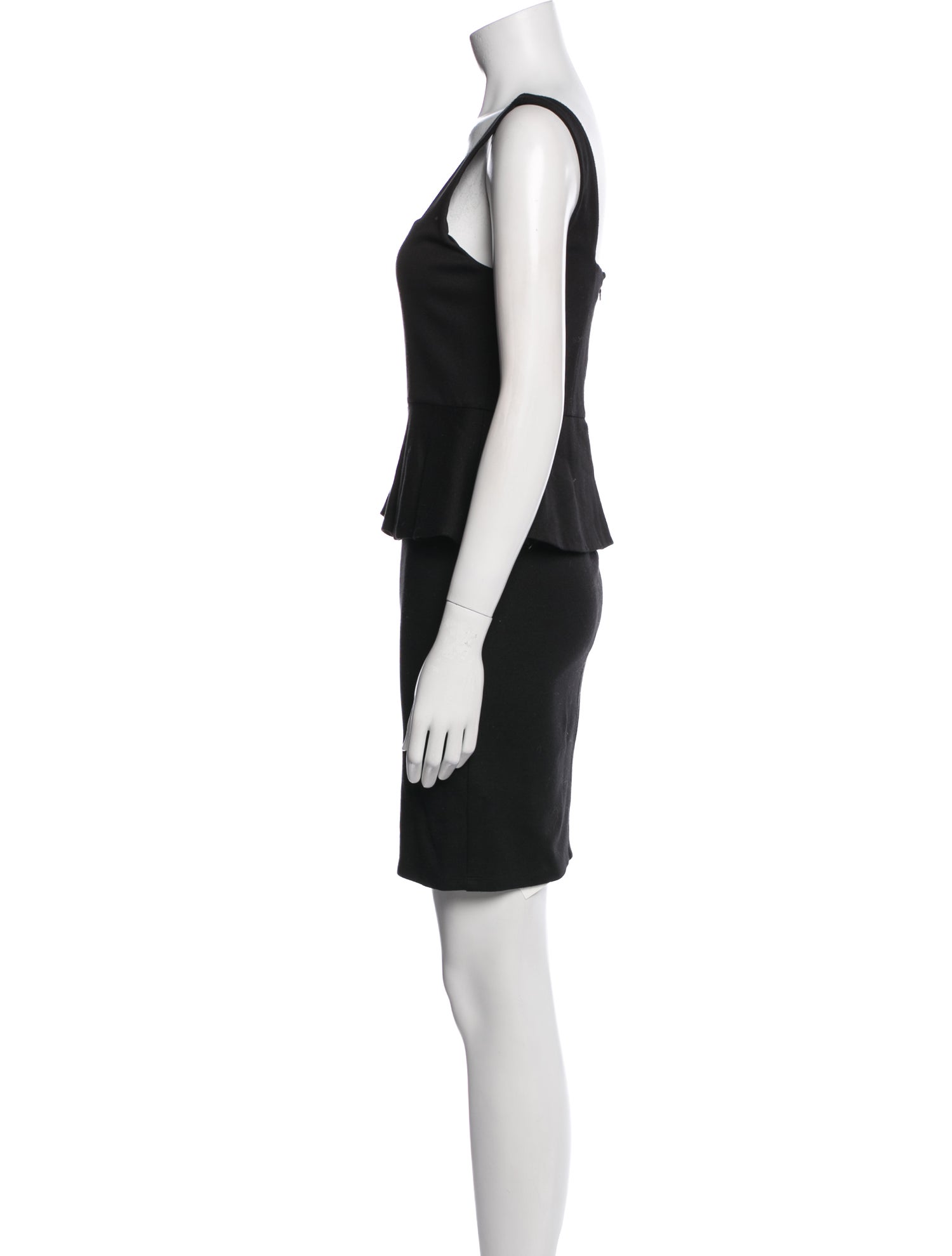 Alice + Olivia Square Neckline Mini Dress