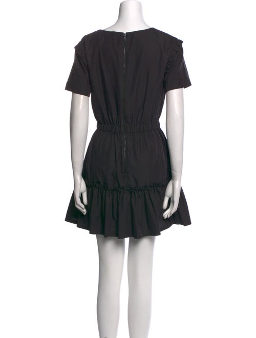 Alice + Olivia Bateau Neckline Mini Dress