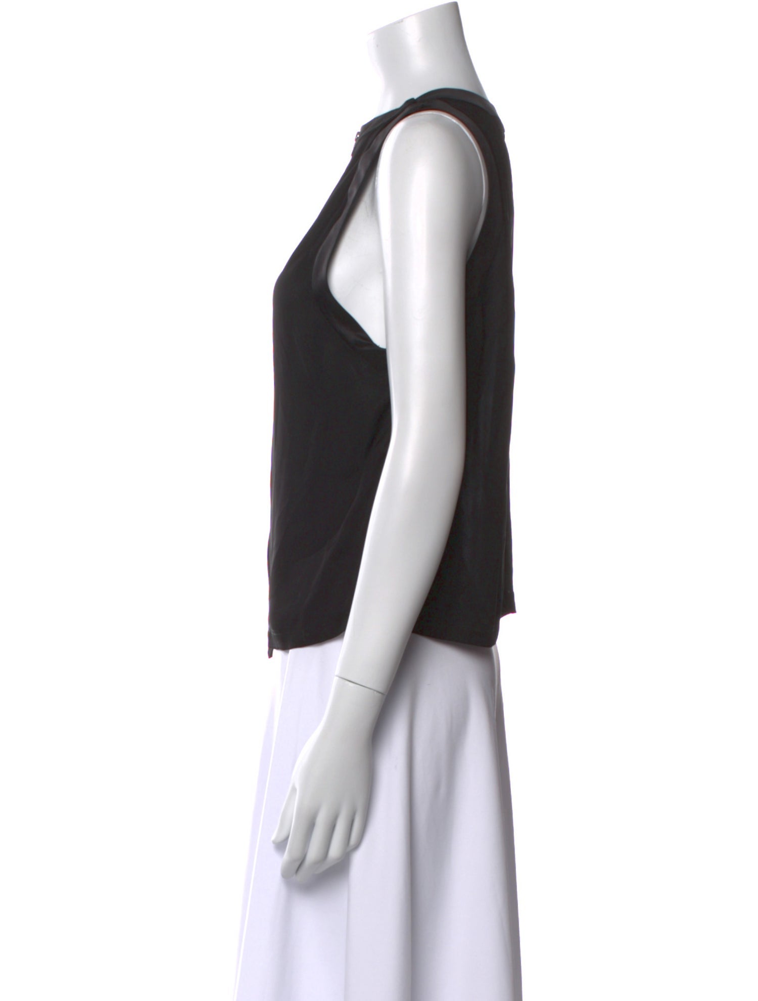 Alice + Olivia Crew Neck Sleeveless Top
