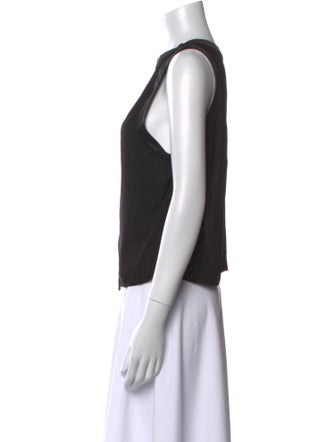 Alice + Olivia Crew Neck Sleeveless Top