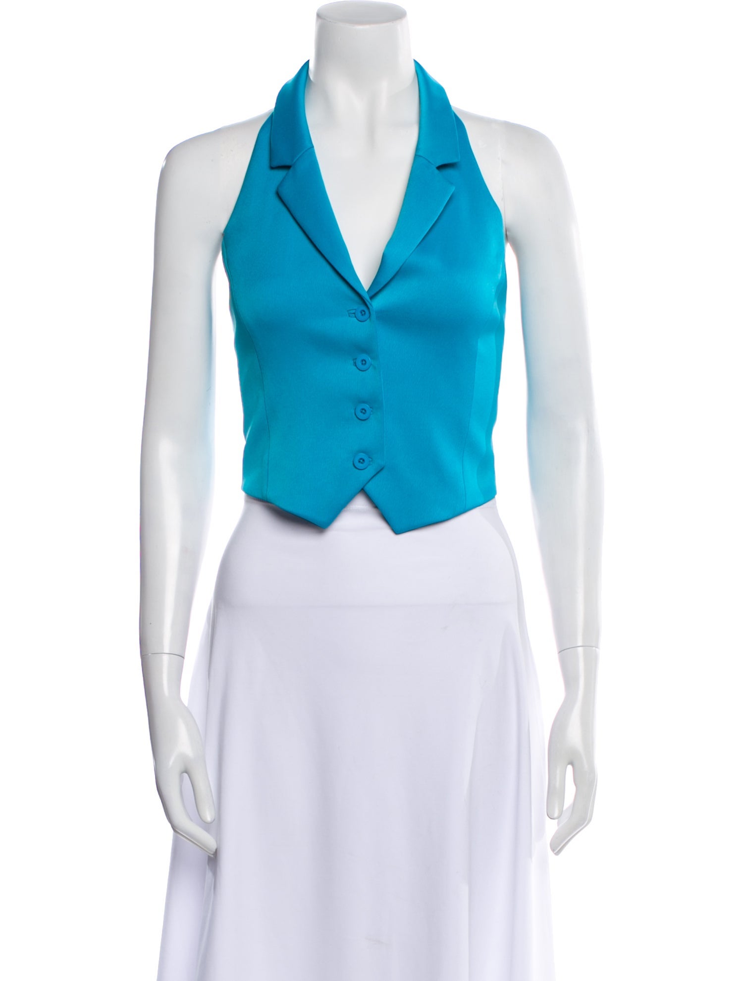 Alice + Olivia Halterneck Sleeveless Crop Top w/ Tags