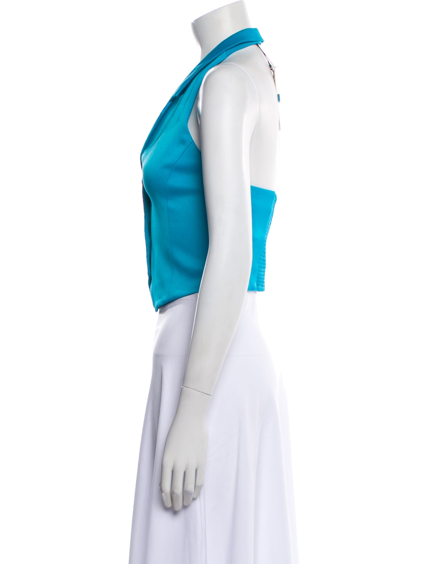 Alice + Olivia Halterneck Sleeveless Crop Top w/ Tags