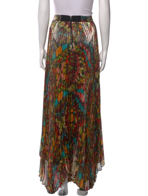 Alice + Olivia Silk Long Skirt