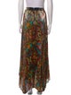 Alice + Olivia Silk Long Skirt