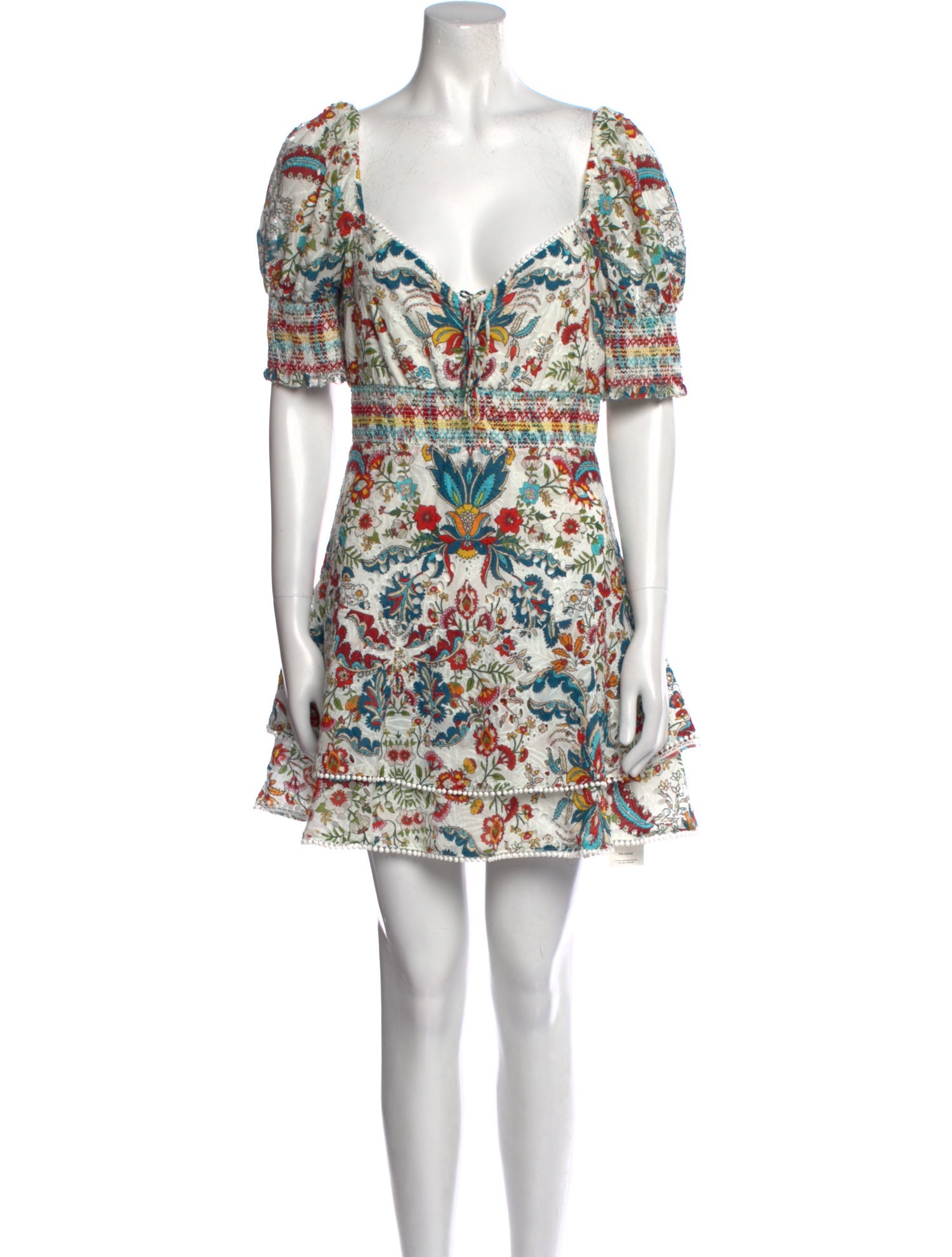 Alice + Olivia Floral Print Mini Dress