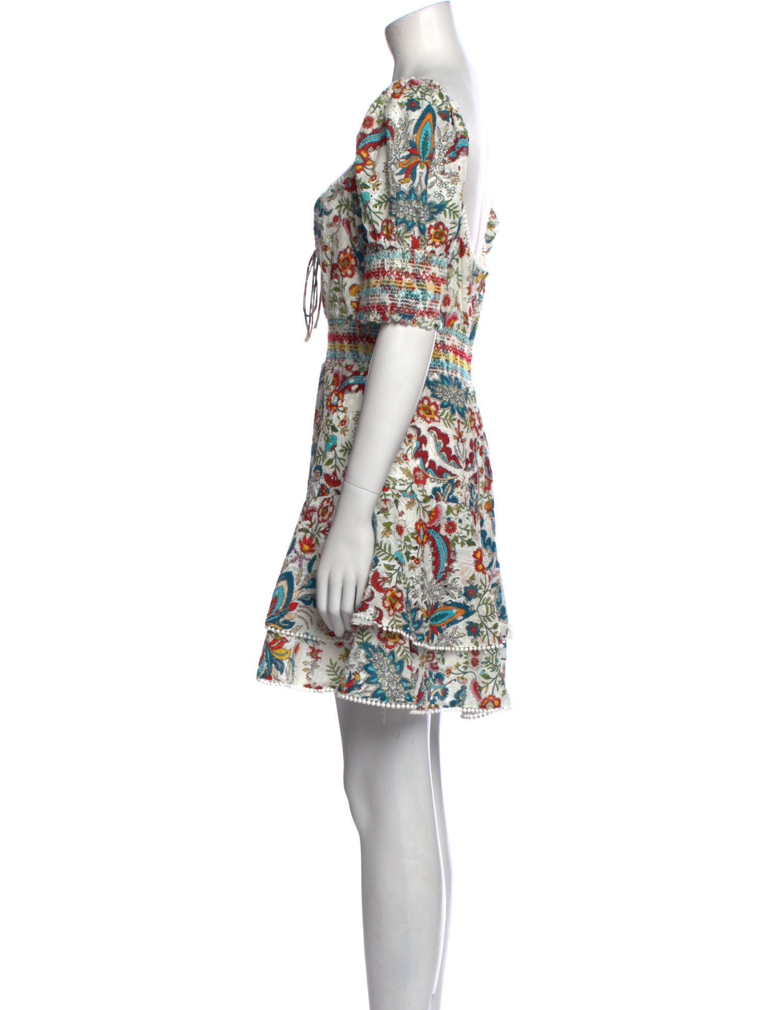 Alice + Olivia Floral Print Mini Dress