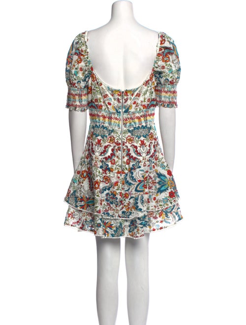 Alice + Olivia Floral Print Mini Dress