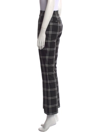 Alice + Olivia Plaid Print Wide Leg Pants
