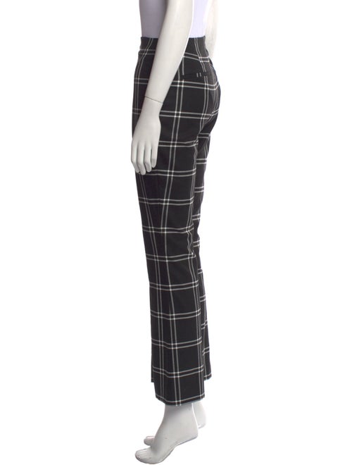 Alice + Olivia Plaid Print Wide Leg Pants