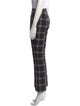 Alice + Olivia Plaid Print Wide Leg Pants