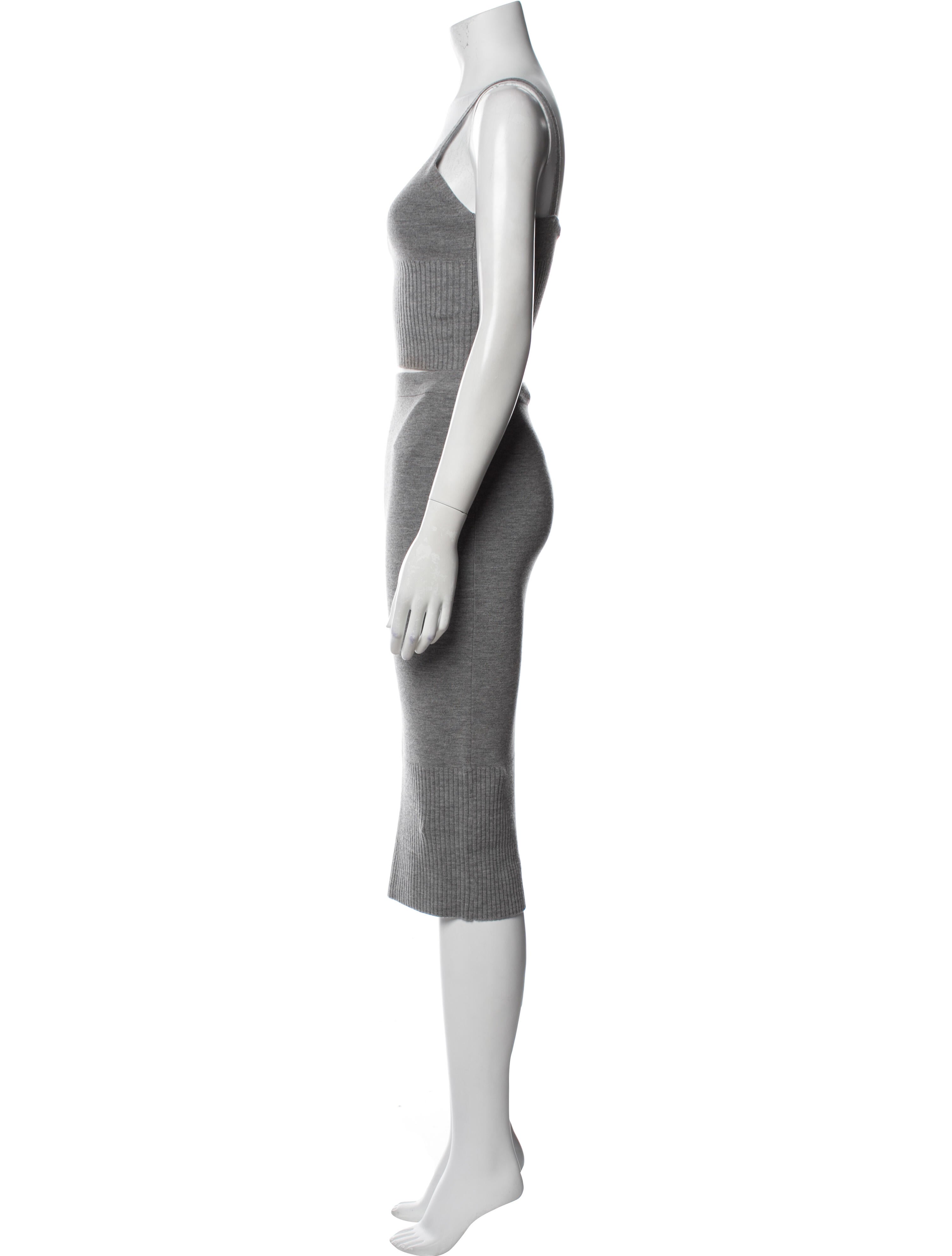 Alice + Olivia Wool Printed Skirt Set