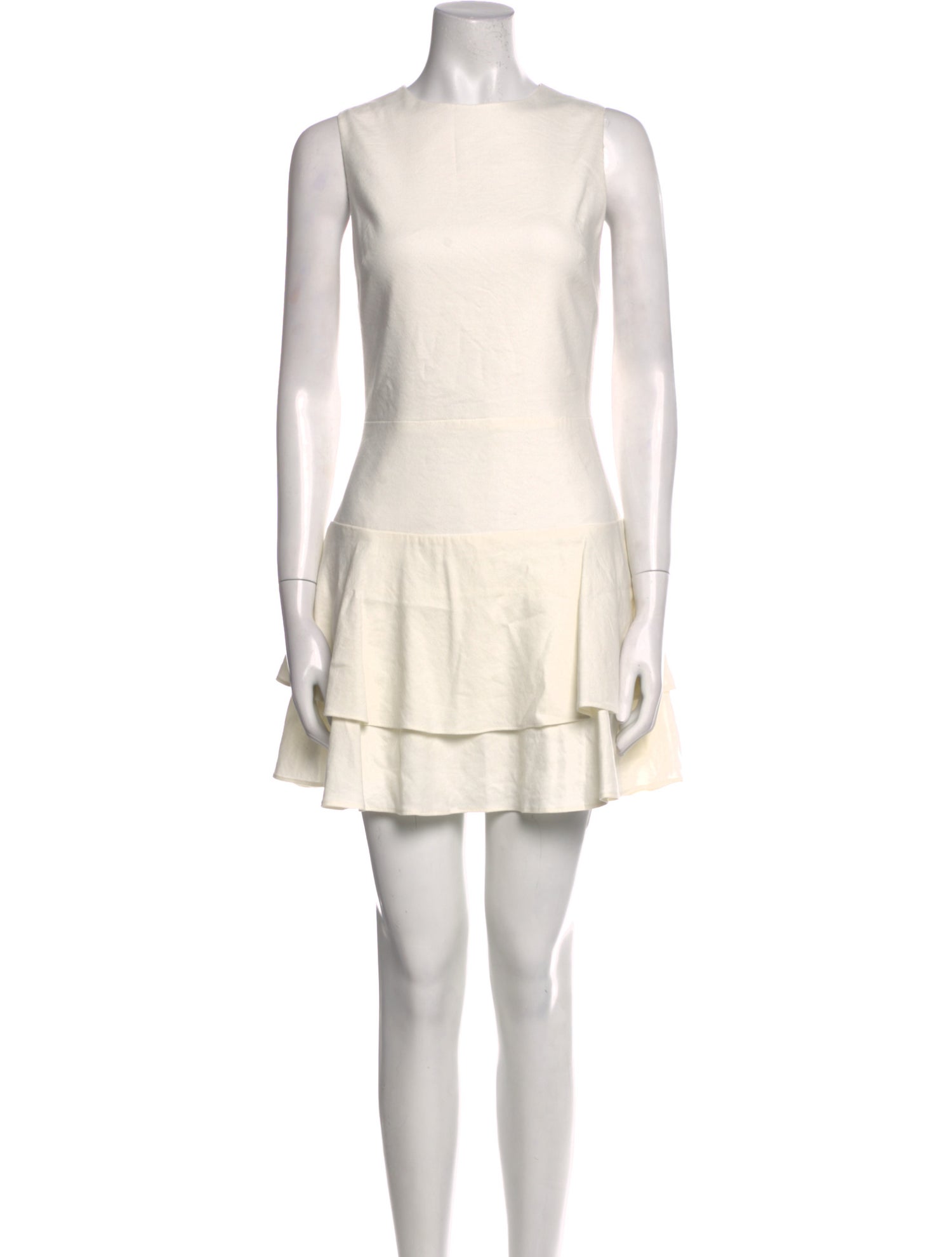 Alice + Olivia Scoop Neck Mini Dress