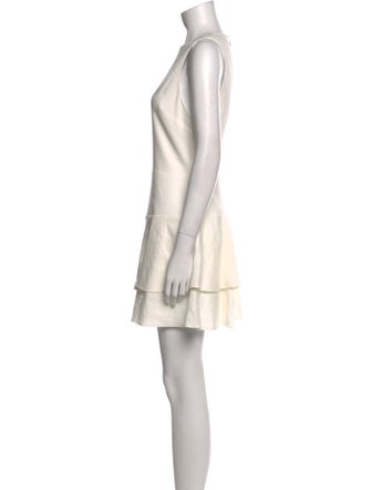 Alice + Olivia Scoop Neck Mini Dress