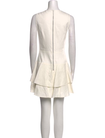 Alice + Olivia Scoop Neck Mini Dress