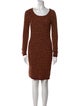 Alice + Olivia Wool Knee-Length Dress
