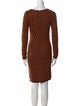 Alice + Olivia Wool Knee-Length Dress