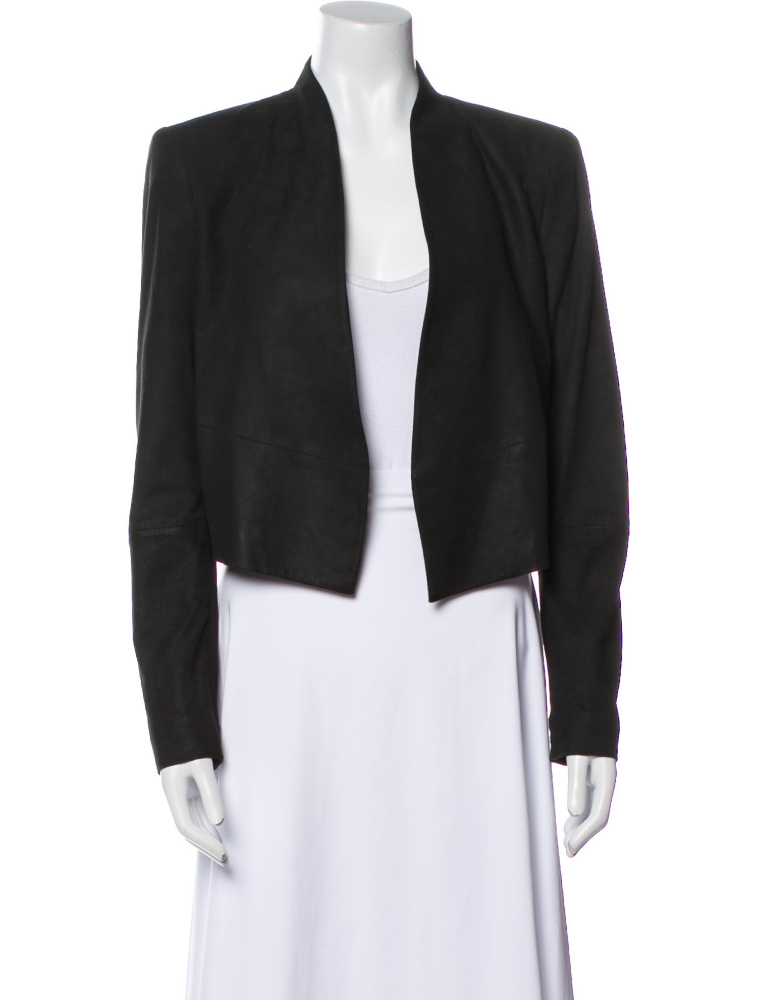 Alice + Olivia Leather Evening Jacket