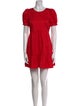 Alice + Olivia Crew Neck Mini Dress