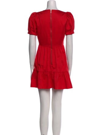 Alice + Olivia Crew Neck Mini Dress
