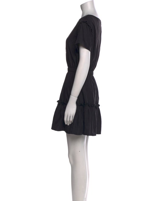 Alice + Olivia Bateau Neckline Mini Dress