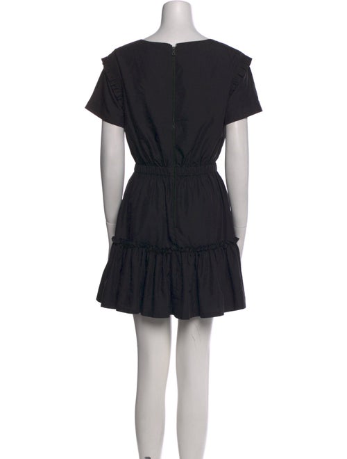 Alice + Olivia Bateau Neckline Mini Dress