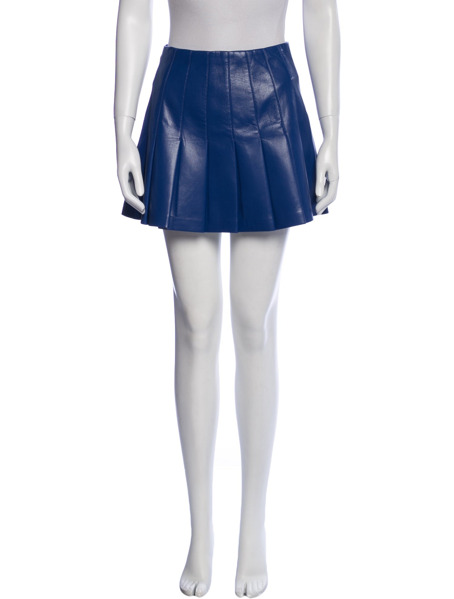Alice + Olivia Faux Leather Mini Skirt