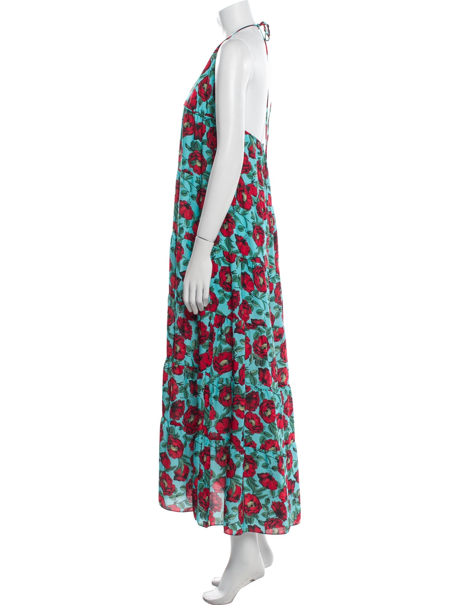 Alice + Olivia Floral Print Long Dress