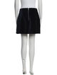 Alice + Olivia Pleated Accents Mini Skirt