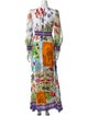 Alice + Olivia Printed Long Dress