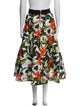 Alice + Olivia Floral Print Midi Length Skirt