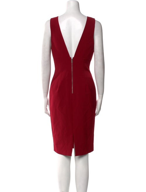 Alice + Olivia V-Neck Knee-Length Dress