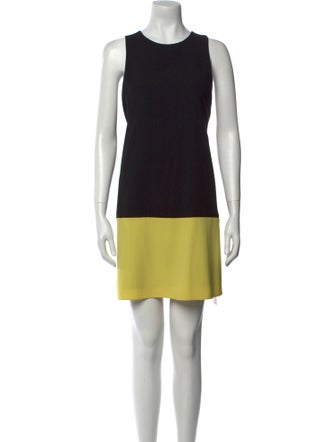 Alice + Olivia Colorblock Pattern Mini Dress