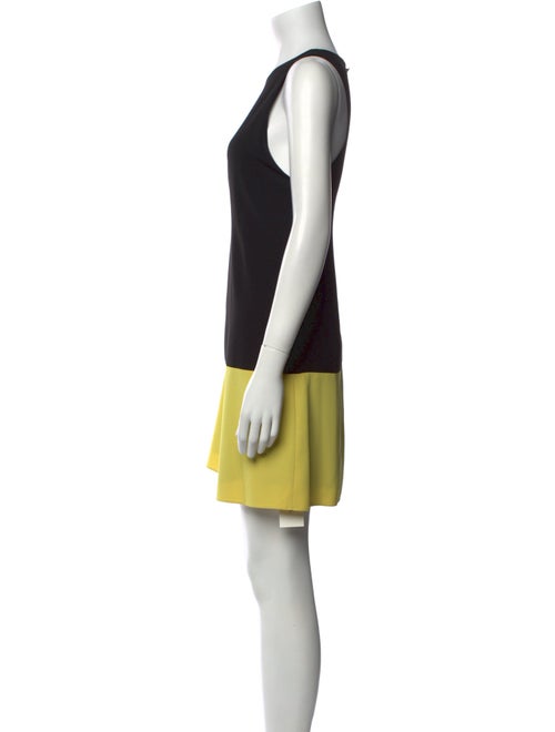 Alice + Olivia Colorblock Pattern Mini Dress