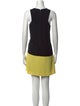 Alice + Olivia Colorblock Pattern Mini Dress
