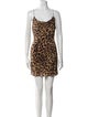 Alice + Olivia Animal Print Mini Dress