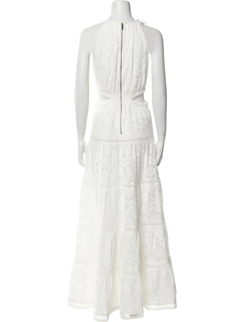 Alice + Olivia Halterneck Long Dress