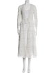 Alice + Olivia Eyelet Trim Robe