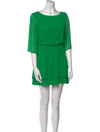 Alice + Olivia Silk Mini Dress