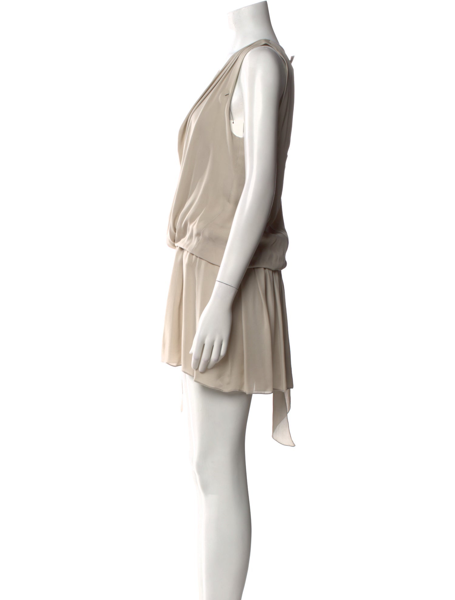 Alice + Olivia Cowl Neck Mini Dress