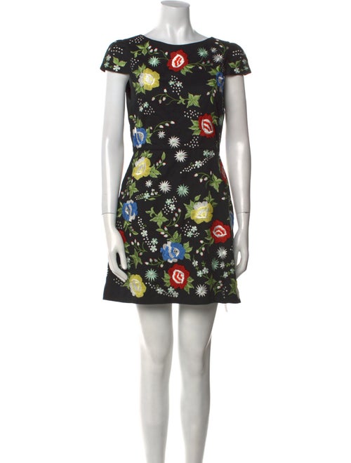 Alice + Olivia Floral Print Mini Dress