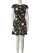 Alice + Olivia Floral Print Mini Dress