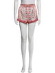 Alice + Olivia Printed Mini Shorts