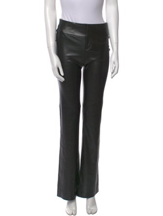 Alice + Olivia Faux Leather Wide Leg Pants