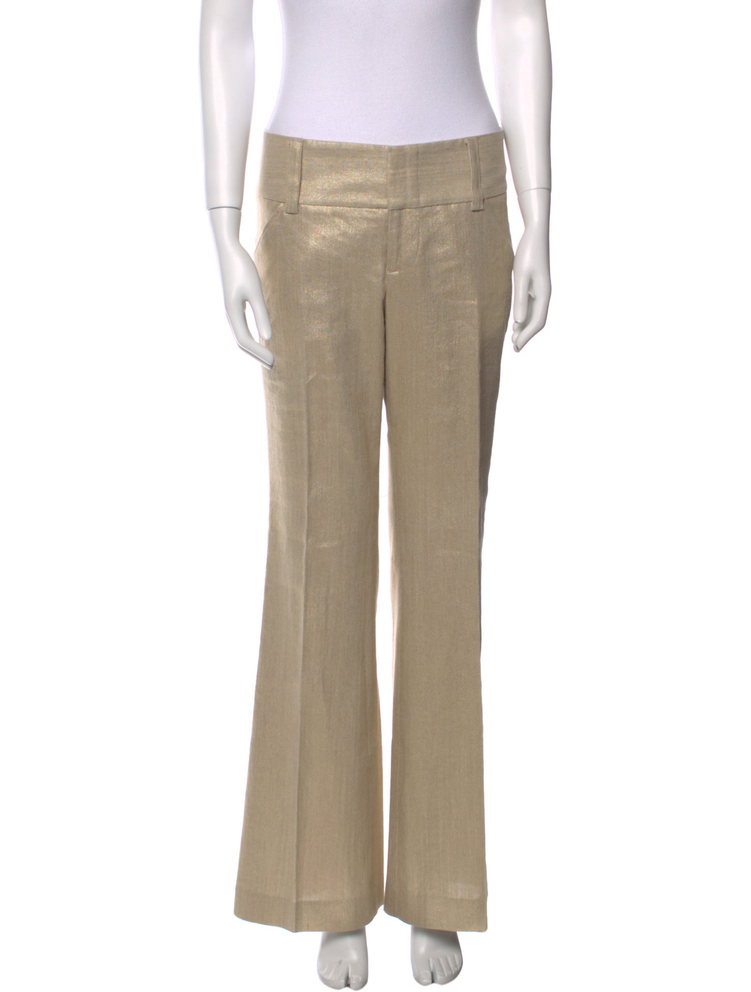 Alice + Olivia Linen Wide Leg Pants