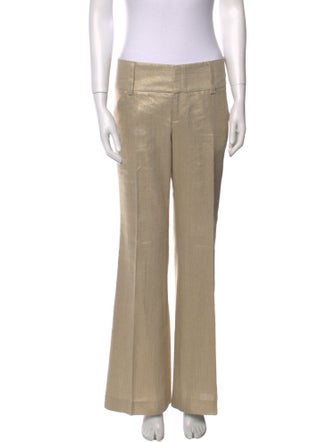 Alice + Olivia Linen Wide Leg Pants