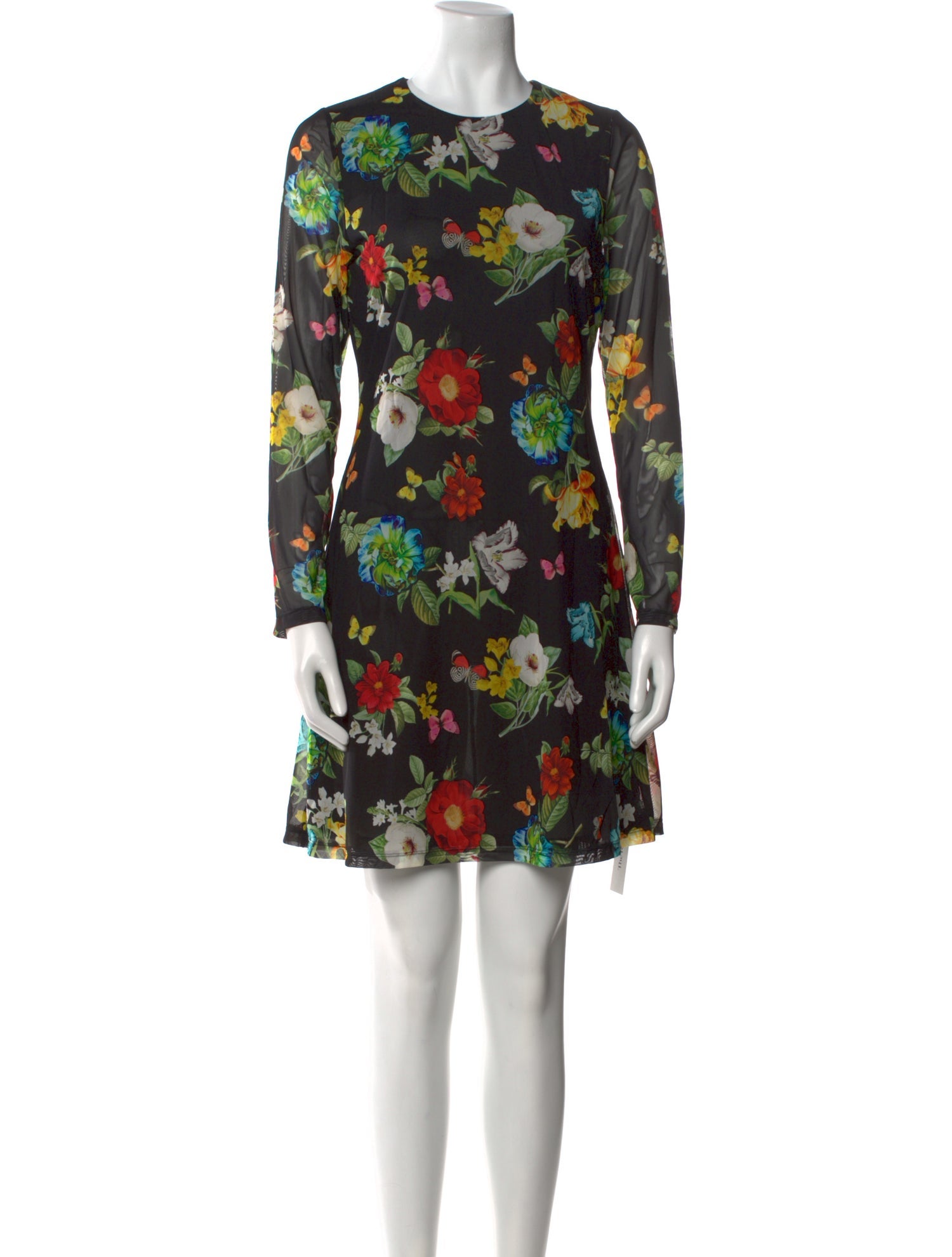 Alice + Olivia Floral Print Mini Dress