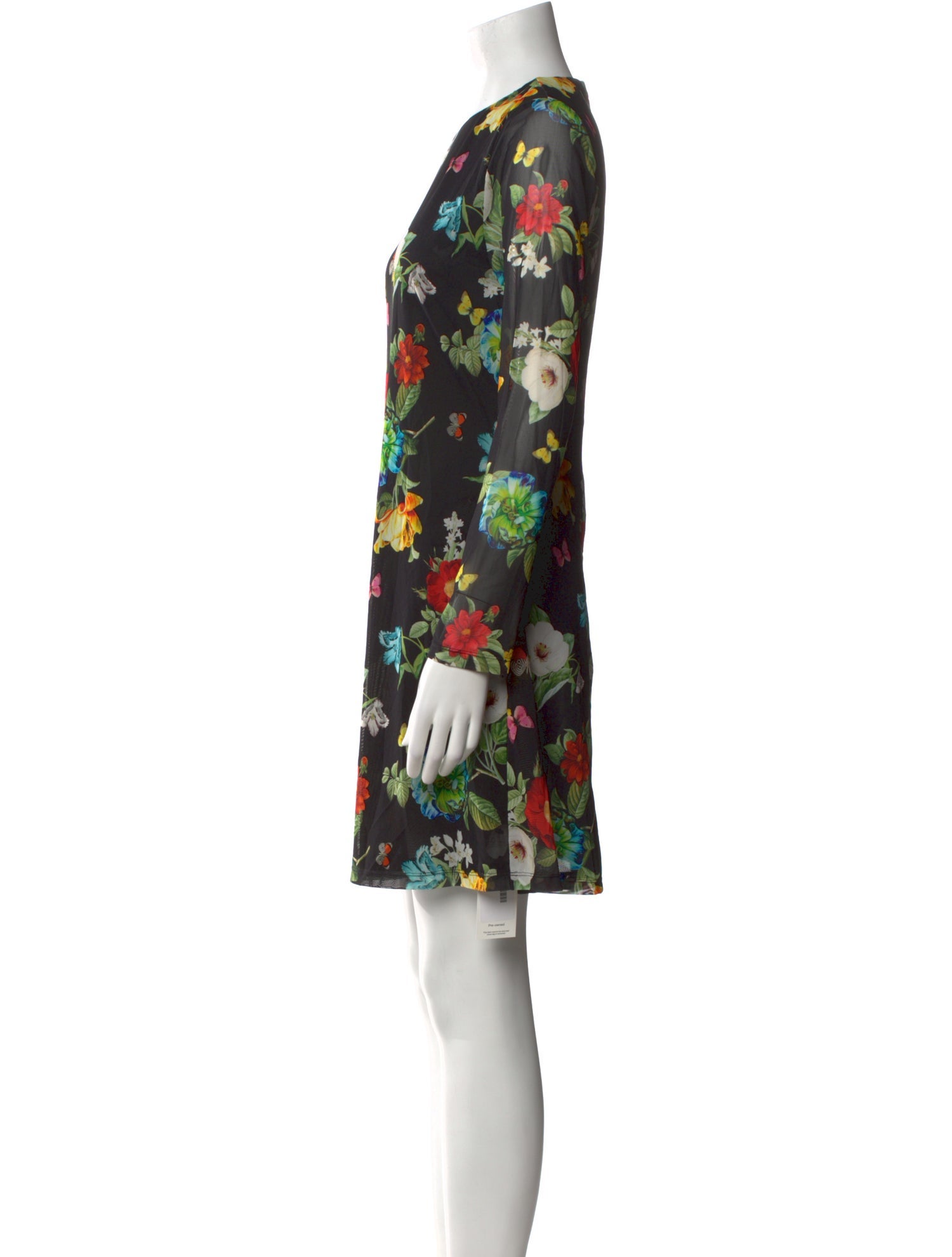 Alice + Olivia Floral Print Mini Dress