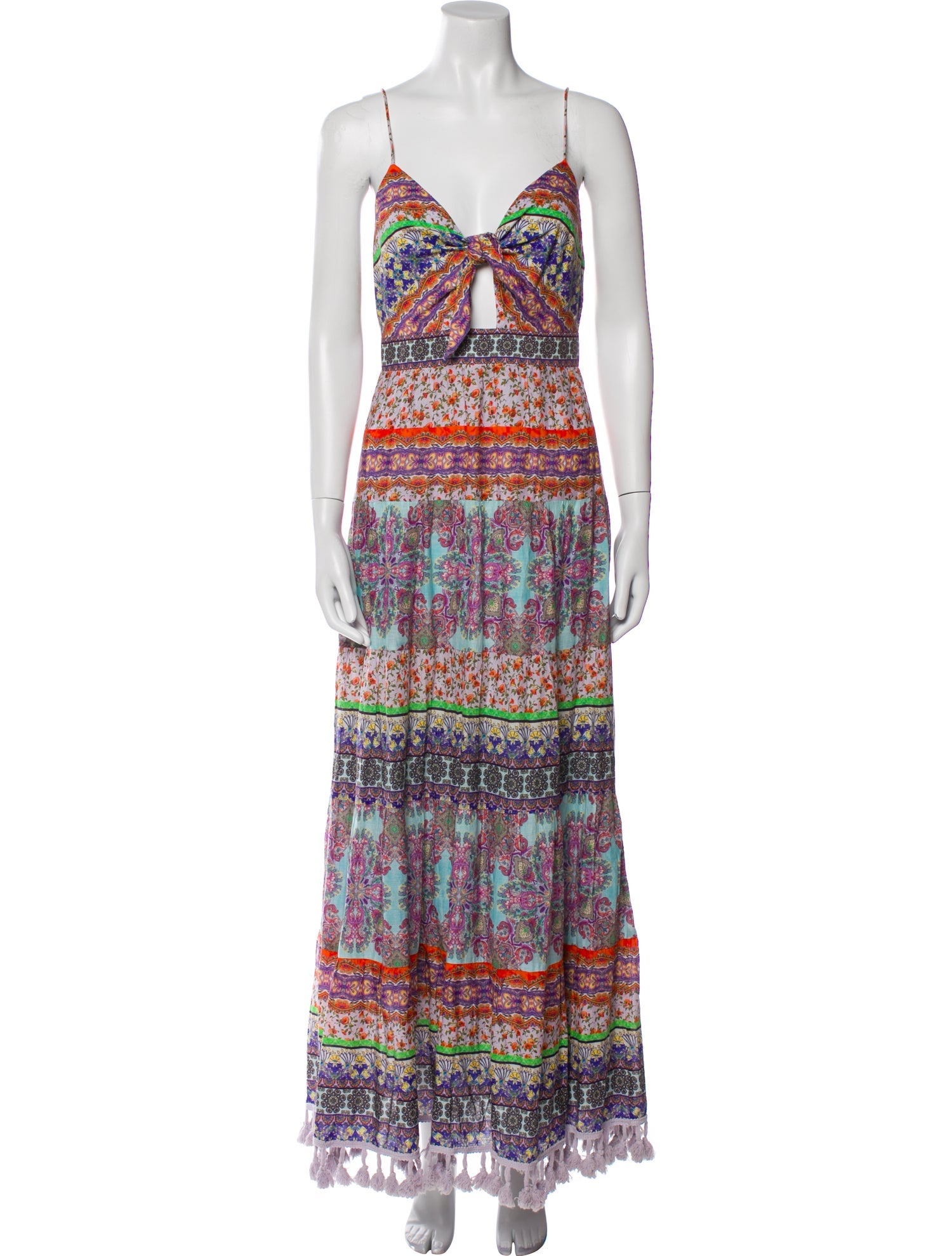 Alice + Olivia Printed Long Dress
